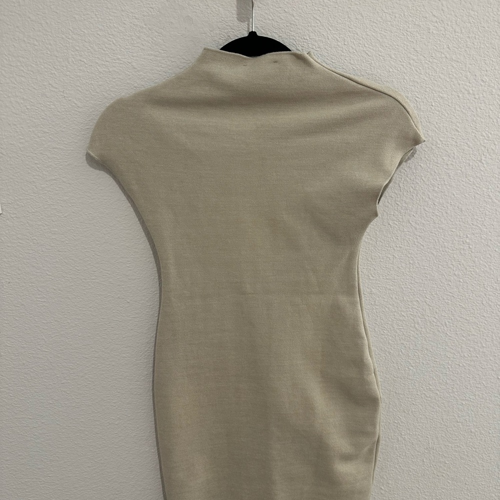 Zara Cream Sleeveless Mini Dress - Picture 6 of 6